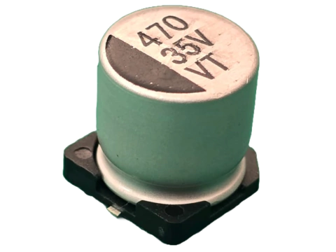 Capacitor Eletrolitico 470uf/35v Smd 105° 10x10,5mm