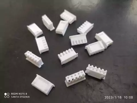 Conector Kk 2501 2,54mm 5 Vias Femea Excon