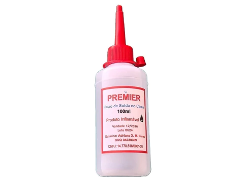 Fluxo de Solda No Clean 100ml Premier