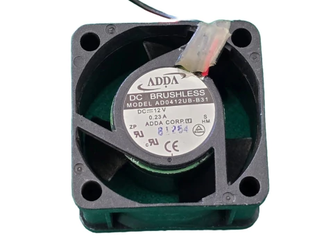 Ventoinha 40x40x28mm 12v 0,23amp 2 Fios Ad0412ub-b31 Rolamento Adda Usado