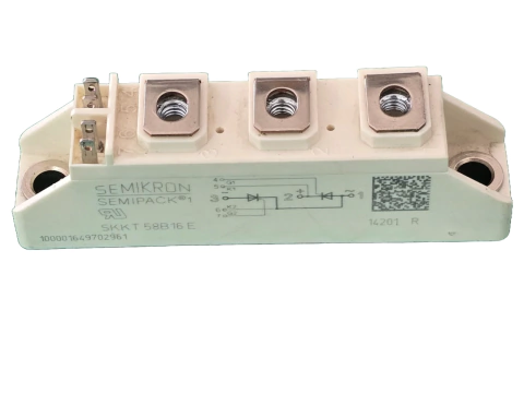 Modulo Skkt58b/16e 50amp 1600v Scr Semikron Usado