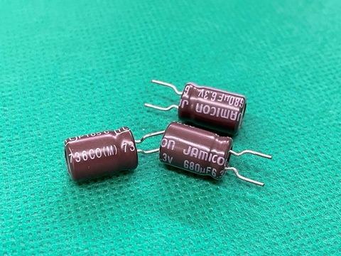 Capacitor Eletrolitico 680uf/6,3v 105° 8x12mm Jamicon