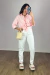 CALÇA JEANS MOM OFF WHITE