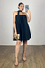 VESTIDO SOLTO SEM ALÇA PRETO