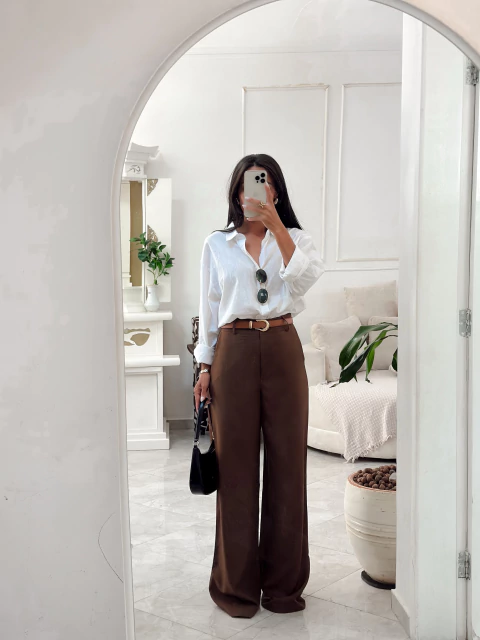 Calça Pantalona Manuela - comprar online