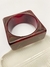 Bracelete quadrado resina grosso - VINHO - comprar online