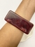 Bracelete quadrado resina grosso - VINHO na internet