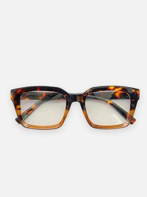 Óculos de grau tartaruga bicolor