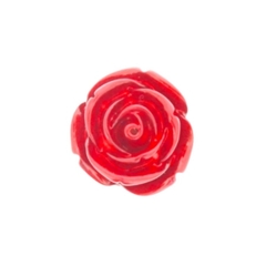 Firma Flor Rosa Vermelha 18 mm