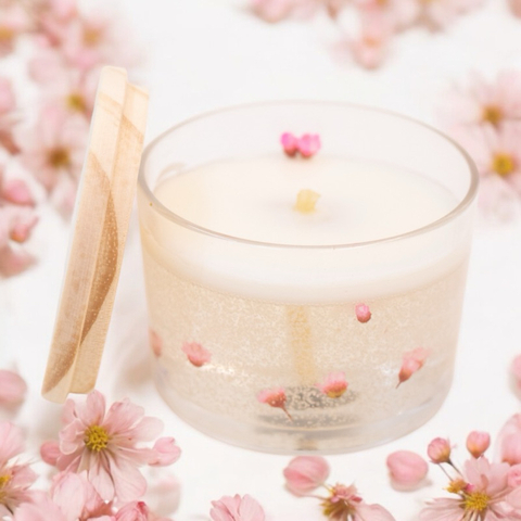 Vela aromática 110g artesanal - Orion Home - Linha Cristal