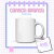 Caneca Fandom Mood ATEEZ na internet