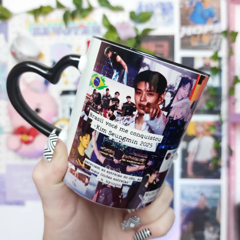 Caneca Stray Kids Recordação BRASIL 2025 - comprar online