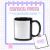 Caneca J-HOPE: Gosto de Resolver As Coisas Com Calma - BTS - DABI MagicShop