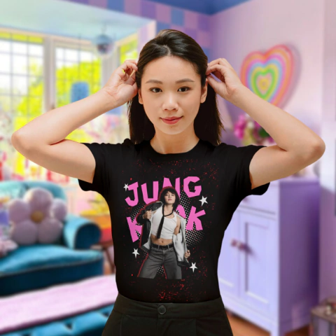 CAMISETA JUNGKOOK CK PINK - BTS - comprar online