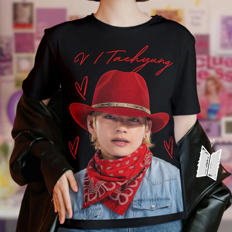 CAMISETA - Taehyung Cowboy Heartthrob