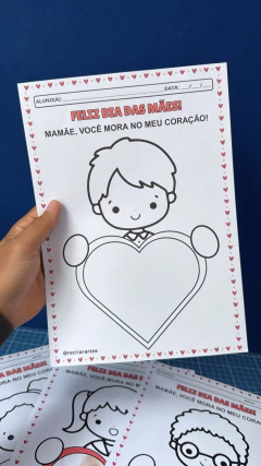 ATIVIDADE - VOCÊ MORA NO MEU CORAÇÃO! - DIA DAS MÃES na internet