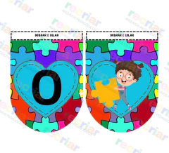 KIT - DIA MUNDIAL DA CONSCIENTIZAÇÃO DO AUTISMO - Recriar Arte