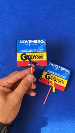 PORTA-PIRULITO - NOVEMBRO AZUL - comprar online