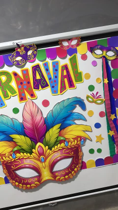 MURAL CARNAVAL - MÁSCARA - loja online