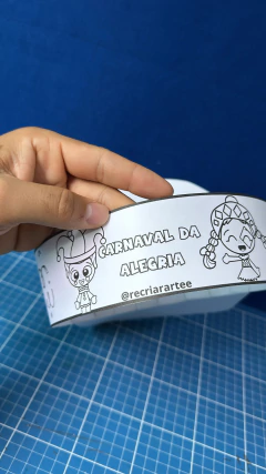 Imagem do VISEIRA PARA COLORIR - CARNAVAL