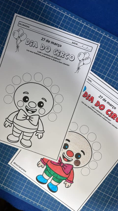ATIVIDADE - O CABELO DO PALHAÇO - DIA DO CIRCO - loja online