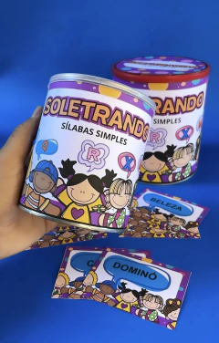 SOLETRANDO SÍLABAS SIMPLES - LATA - Recriar Arte