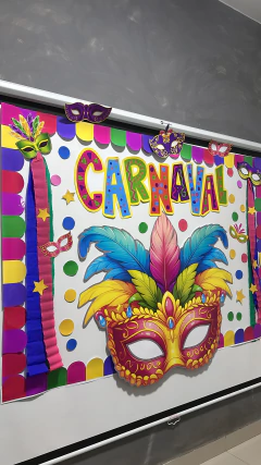 MURAL CARNAVAL - MÁSCARA - Recriar Arte