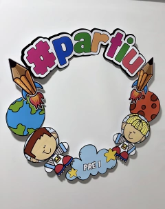 MOLDURA BAMBOLÊ - #PARTIU - ASTRONAUTA - loja online