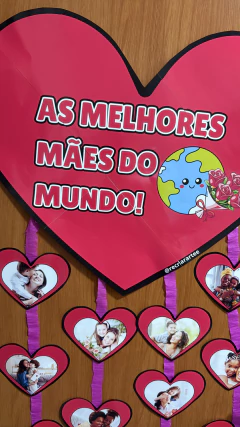 ENFEITE PARA PORTA DIA DAS MÃES - CORAÇÕES na internet