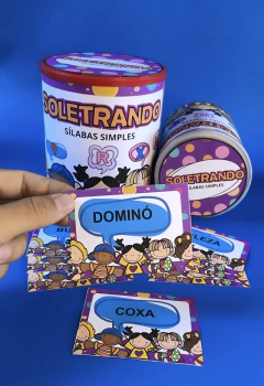 SOLETRANDO SÍLABAS SIMPLES - LATA na internet