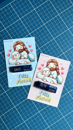 CARTÃO DE PÁSCOA CRISTÃ PARA BIS