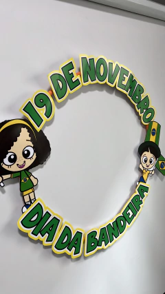 MOLDURA BAMBOLÊ - DIA DA BANDEIRA
