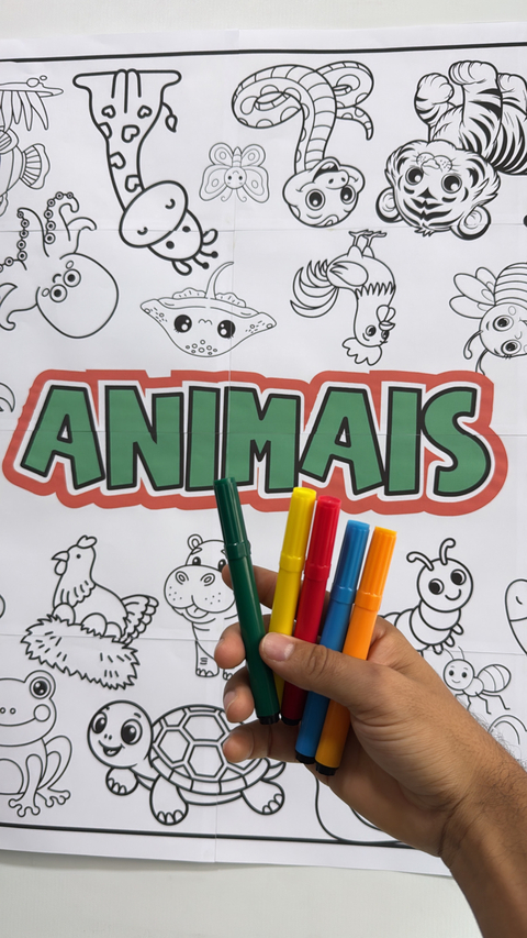 ATIVIDADE - TAPETE - ANIMAIS - comprar online