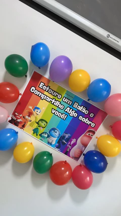 DINÂMICA - VOLTA ÀS AULAS BALÕES - DIVERTIDA MENTE 3 - comprar online