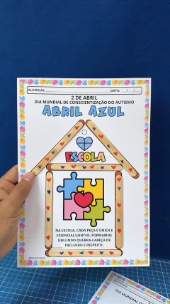 Imagem do ATIVIDADE - AUTISMO - CASINHA COM PALITOS