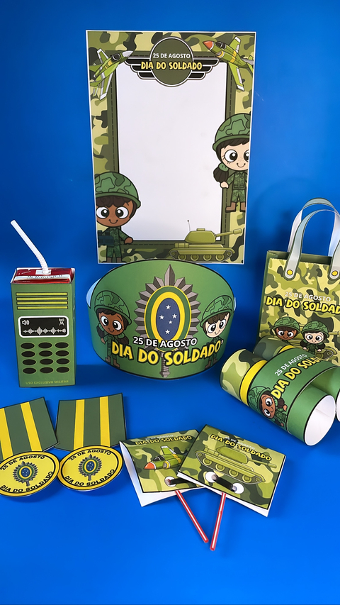 KIT LEMBRANCINHAS DIA DO SOLDADO