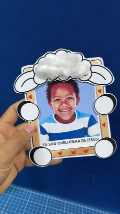 ATIVIDADE - PORTA-RETRATO - OVELHINHA DE PÁSCOA - Recriar Arte