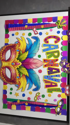 MURAL CARNAVAL - MÁSCARA na internet