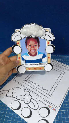 ATIVIDADE - PORTA-RETRATO - OVELHINHA DE PÁSCOA - comprar online