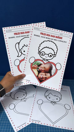 ATIVIDADE - VOCÊ MORA NO MEU CORAÇÃO! - DIA DAS MÃES - comprar online