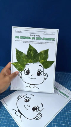 ATIVIDADE - MEIO AMBIENTE - CABELINHO DA NATUREZA - Recriar Arte