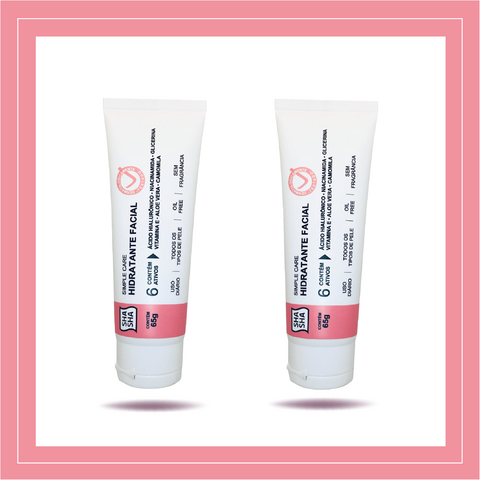 KIT 2 Unidades Hidratante Facial 65g
