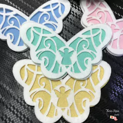 Lembrancinha de Batizado asa de anjo 5 unidades