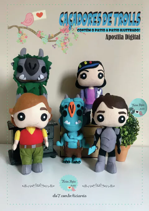 Apostila digital Caçadores de Trolls de feltro