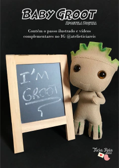 Apostila digital Baby Groot de feltro