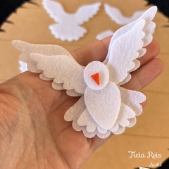 Espirito Santo de feltro 7.4cm cortado a laser 10 unidades na internet