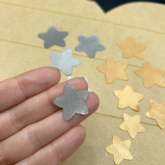 Estrelas de Cetim cortada a laser 45 unidades