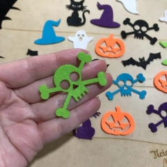 Aplique Mini de Halloween de Feltro - 35 unidades - Ticia Reis