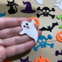 Aplique Mini de Halloween de Feltro - 35 unidades - comprar online