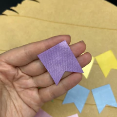 Bandeirinha de cetim 3.5cm - 50 unidades - aplique para romber, vestido e body - comprar online